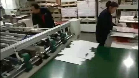 Máquina encoladora de carpetas de cajas de cartón corrugado de la serie Pxa /Máquina encoladora de piezas dobles