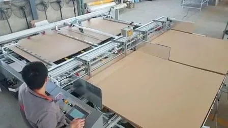 Encoladora de carpetas de cajas de cartón de tipo manual de piezas dobles de China