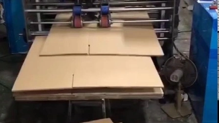 Carpeta encoladora / grapadora completamente automática de cajas de cartón